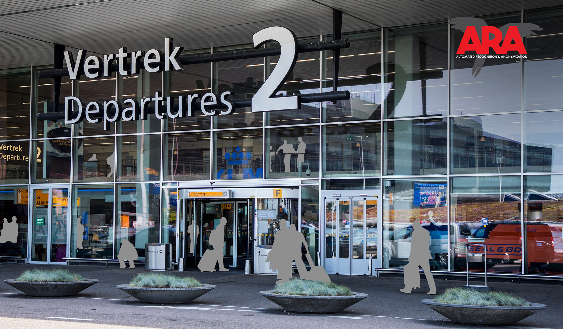 Anonymization at Schiphol airport